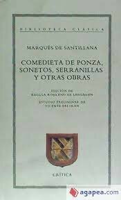 Comedieta de Ponza. Marqués de Santillana