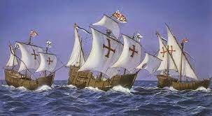 Christopher Columbus makes his first voyage and discovers America