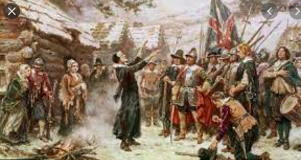 Pilgrims came to America