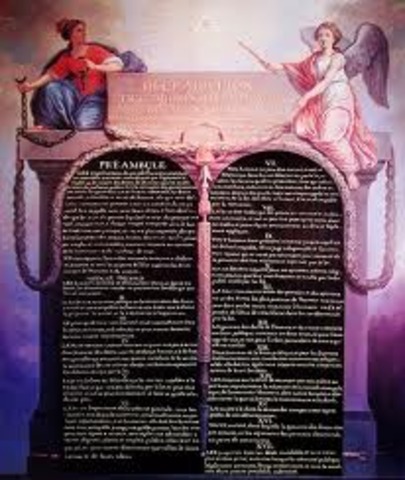 Declaration of the rights of man and the citizen.