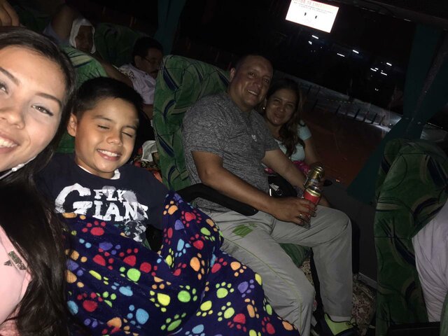 .My parents, my sister and I traveled to Santa Marta