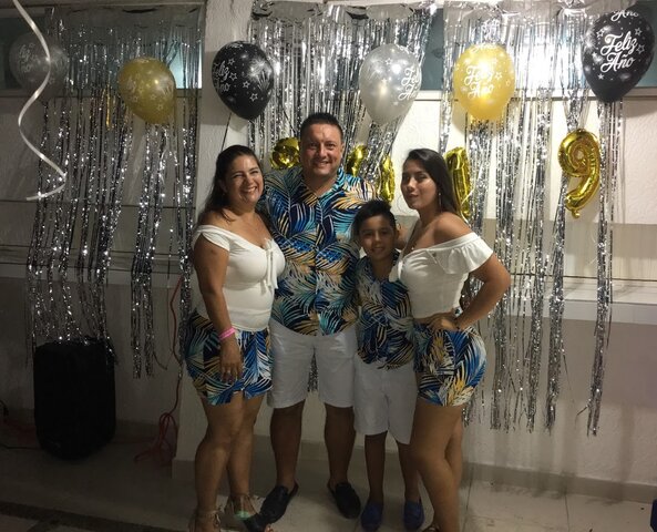 On the third day we decided to celebrate the New Year at the hotel and had a family party