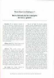 La historia del concepto de género