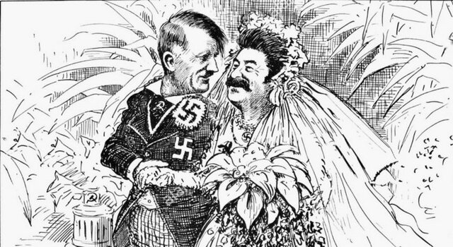 Alemania y la Unión Soviética firman un tratado de no agresión