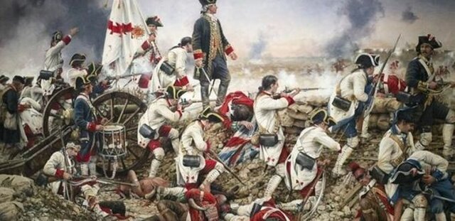 Derrota de los españoles ante los Ingleses