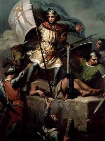 Ramón Berenguer III en el castillo de Foix