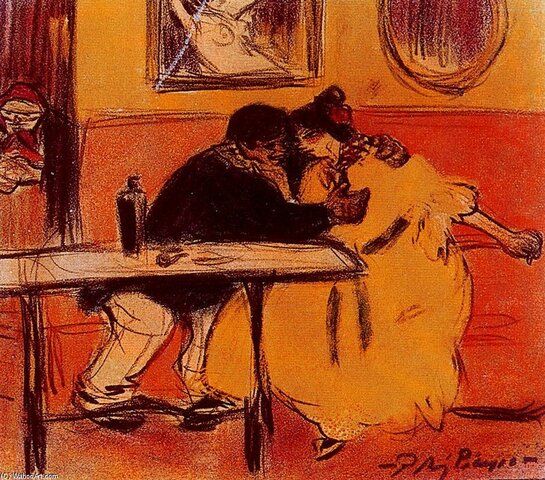 Pablo Picasso - El diván