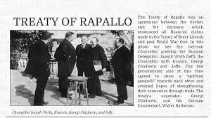 The Treaty of Rapallo