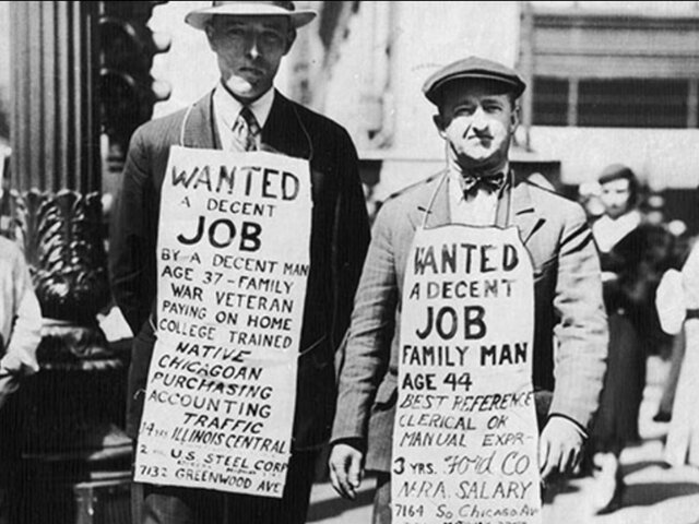 Beginning of Great Depression