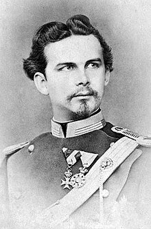 König Ludwig II nahm Thron