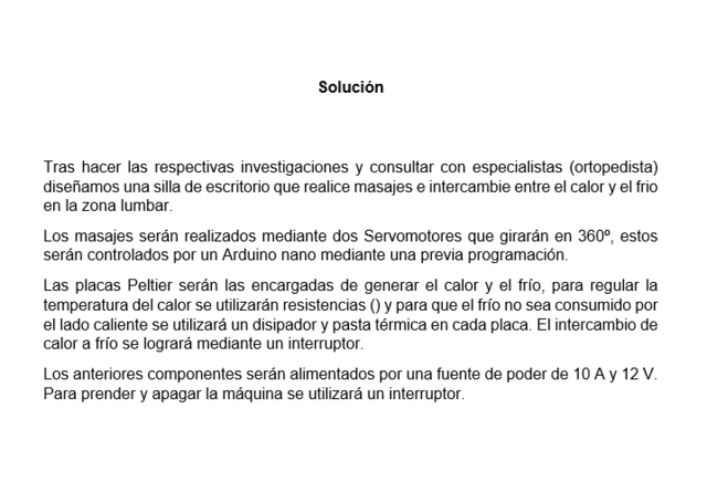 Semana 6 y 7: Boceto de la Solución