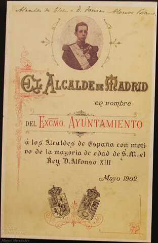 Mayoría de edad de Alfonso XIII