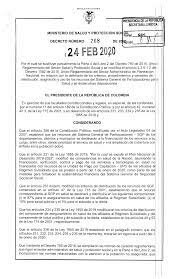 DECRETO 268 de 2020