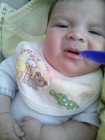 First time I ate food