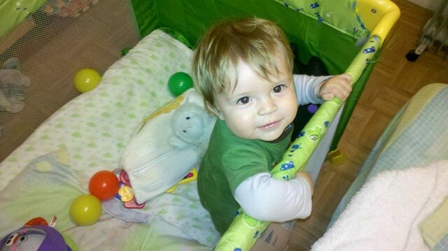 When I started standing up by myself