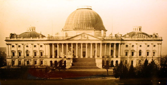 Dome on the U.S. Capitol was finished