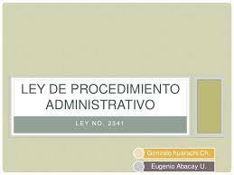 Ley de procedimiento Administrativo