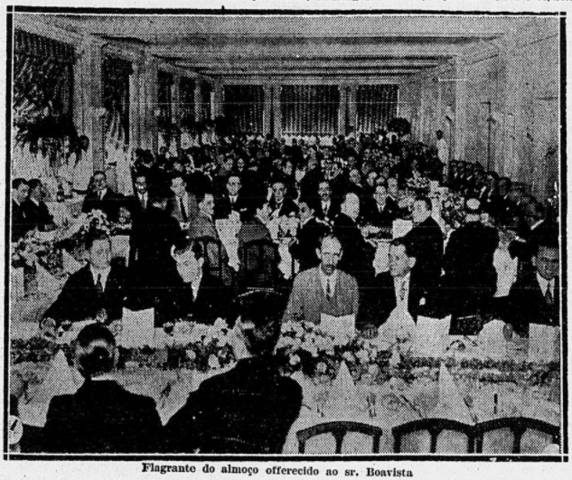 Banquete oferecido por admiradores ao presidente da Associação, Alberto Boavista, pelo seu retorno da Europa.