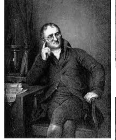 John Dalton expuso su teoria atomica
