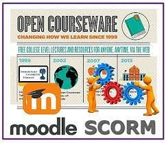 SURGEN SCORM, THE OPEN COURSE WARE PROYECT Y MOODLE