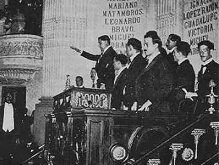 Gobierno de Adolfo de la Huerta (El Congreso lo nombra presidente interino)