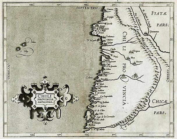 Mendoza, San Juan y San Luis constituyen el Corregimiento de Cuyo dependiente de la Gobernación de Chile