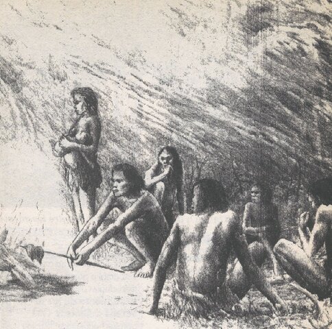 Se encuentran numerosos grupos de cazadores recolectores