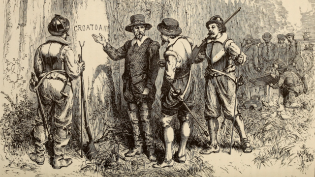 Roanoke Colony disappears and is called the Lost Colony