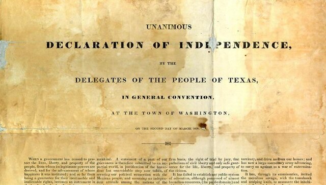 Texas Declares Independence