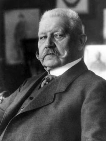 Election of President von Hindenburg