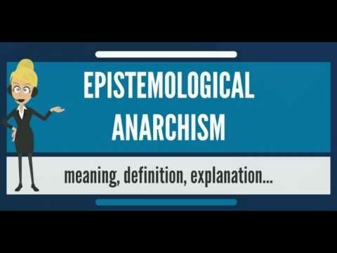 Epistemological Anarchism