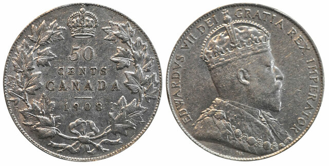 The first domestically produced coin is struck in Canada.
