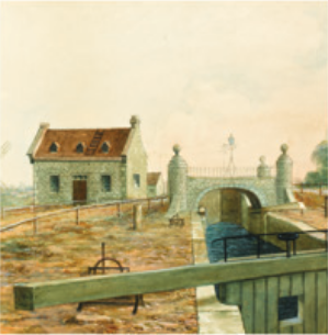 Premier canal dans la colonie