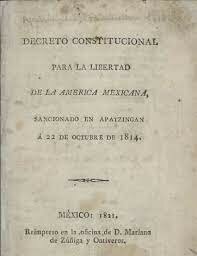 1814 LA CONSTITUCION DE APATZINGAN