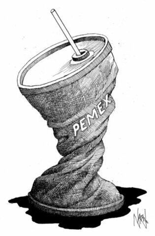 n colapso en los precios del petróleo y el incumplimiento de la deuda externa