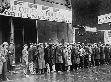 Beginning of Great Depression