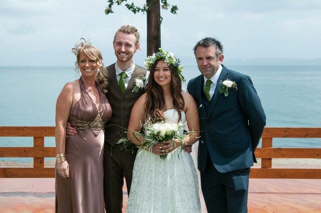 Jacob & Rachel's wedding day