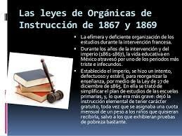 Primeras leyes educativas en México