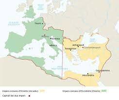 L'impero romano diviso