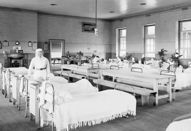 Daniel and his father stay in a hospital