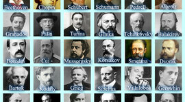 Timeline: Compositores de España del romanticismo