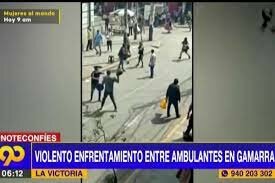 Registran casos de violencia entre ambulantes