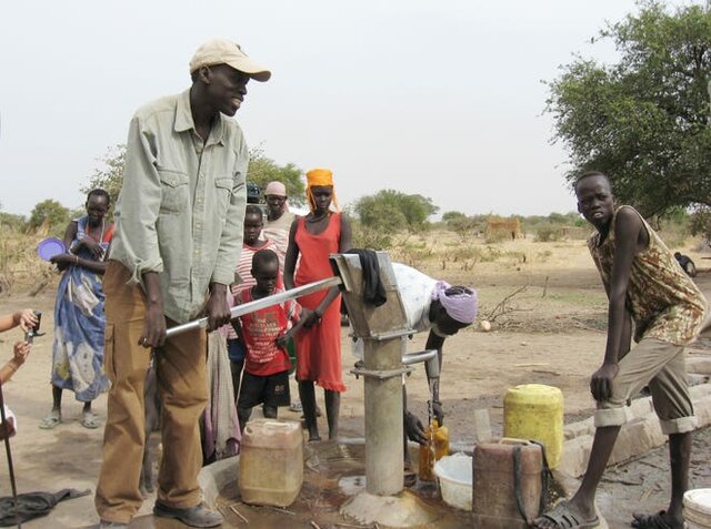 Builds a Well for Sudan