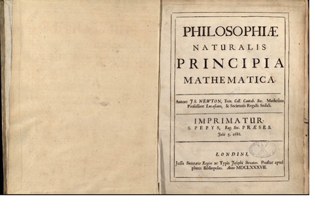 Libro "Philosophie naturalis principia mathematica"