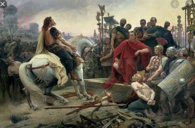 Julio César conquista la Galia y entra en Italia