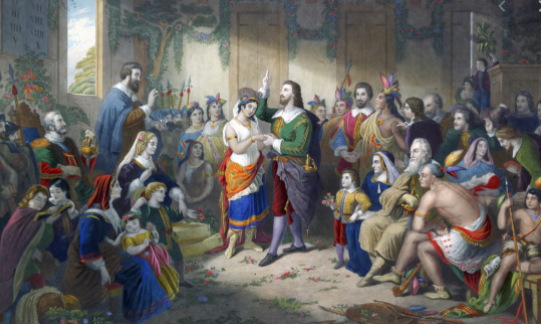 When Pocahontas Married John Rolfe