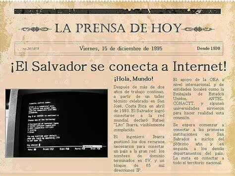 Inicios del Internet en El Salvador