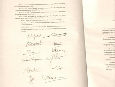 SIGNATURES DELS TRACTATS DE ROMA