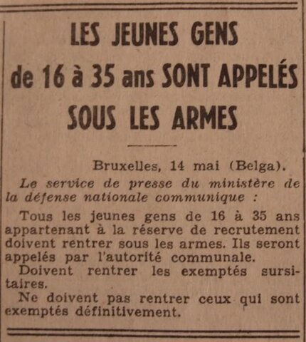 CRAB Centre de Recrutement de l' Armée Belge