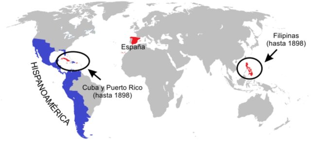 Pérdida de colonias españolas